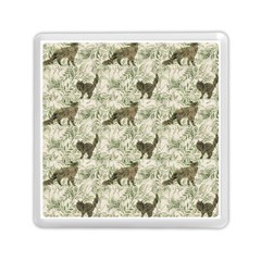 Botanical Cats Pattern Memory Card Reader (Square)