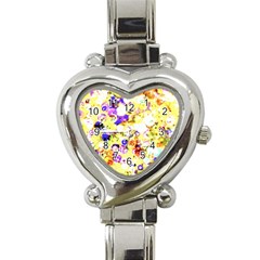 Sequins And Pins Heart Italian Charm Watch by essentialimage