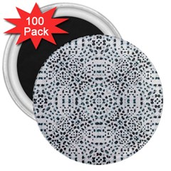 Dots Motif Geometric Print Design 3  Magnets (100 Pack) by dflcprintsclothing