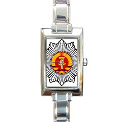 Deutsch Volkspolizei Badge Rectangle Italian Charm Watch by abbeyz71