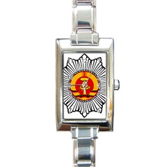 Volkspolizei Badge Rectangle Italian Charm Watch by abbeyz71
