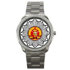 Volkspolizei Emblem Sport Metal Watch by abbeyz71
