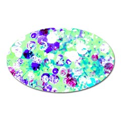 Sequins And Pins Oval Magnet by essentialimage