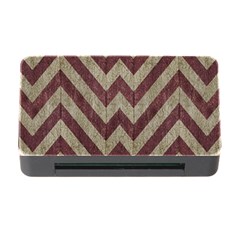 Vintage Grunge Geometric Chevron Pattern Memory Card Reader with CF