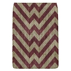 Vintage Grunge Geometric Chevron Pattern Removable Flap Cover (S)