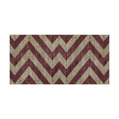 Vintage Grunge Geometric Chevron Pattern Yoga Headband