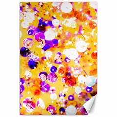 Summer Sequins Canvas 12  X 18  by essentialimage