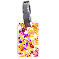 Summer Sequins Luggage Tag (one Side) by essentialimage