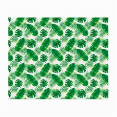 Tropical Leaf Pattern Small Glasses Cloth (2 Sides)