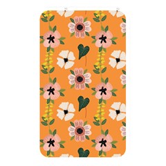 Flower Orange Pattern Floral Memory Card Reader (rectangular) by Dutashop