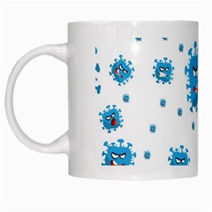 Illustrations Virus Corona Covid Infection White Mugs