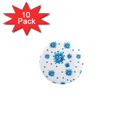 Illustrations Virus Corona Covid Infection 1  Mini Magnet (10 Pack) 