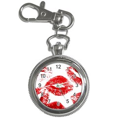 Red Lipsticks Lips Make Up Makeup Key Chain Watches