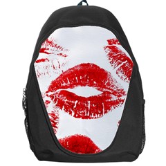 Red Lipsticks Lips Make Up Makeup Backpack Bag