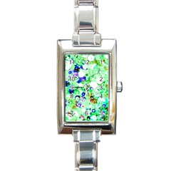 Summer Sequins Rectangle Italian Charm Watch by essentialimage
