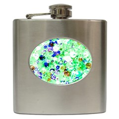 Summer Sequins Hip Flask (6 Oz) by essentialimage