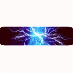 Blue Lightning Thunder At Night, Graphic Art 3 Large Bar Mats by picsaspassion