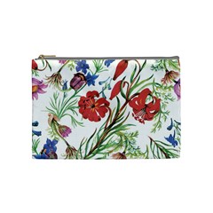 Summer Flowers Cosmetic Bag (medium) by goljakoff