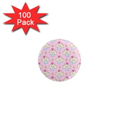 Kawaii Cupcake  1  Mini Magnets (100 Pack) 