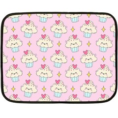 Kawaii Cupcake  Double Sided Fleece Blanket (mini)  by lisamaisak