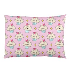 Kawaii Cupcake  Pillow Case by lisamaisak