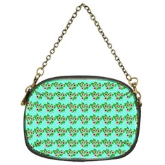 Flowers Pattern Chain Purse (one Side) by Sparkle