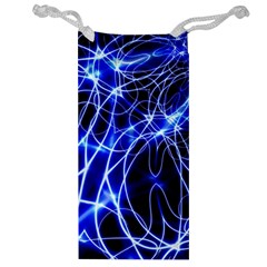 Lines Flash Light Mystical Fantasy Jewelry Bag by Dutashop