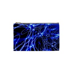 Lines Flash Light Mystical Fantasy Cosmetic Bag (small)