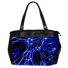 Lines Flash Light Mystical Fantasy Oversize Office Handbag