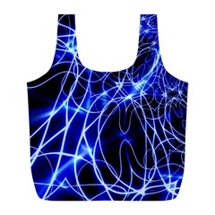 Lines Flash Light Mystical Fantasy Full Print Recycle Bag (l)