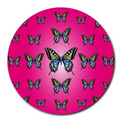 Butterfly Round Mousepads