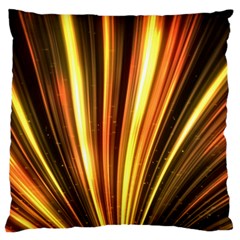 Energy Flash Futuristic Glitter Standard Flano Cushion Case (two Sides)