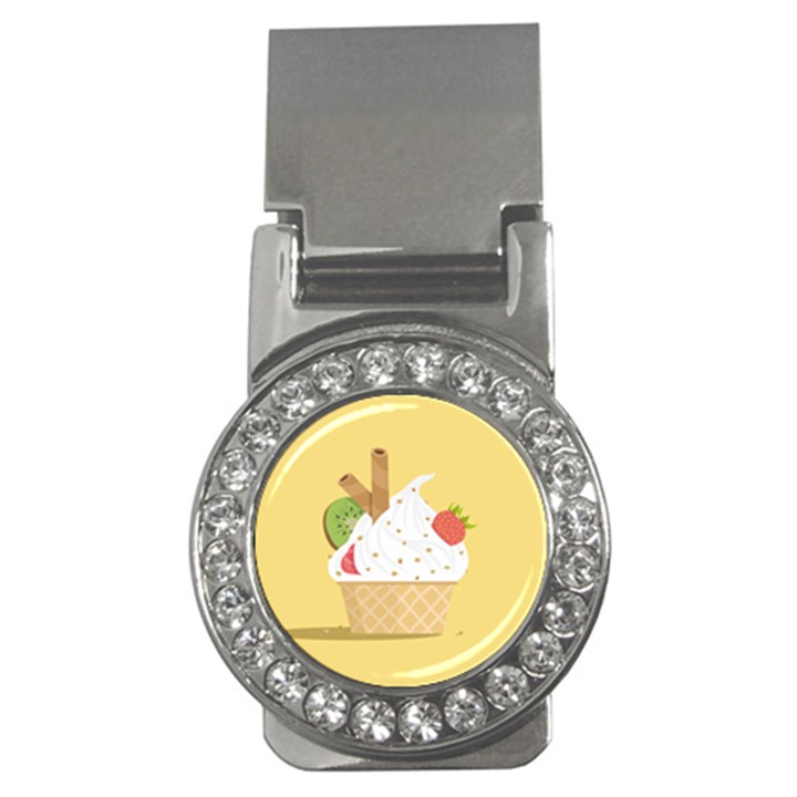 Ice Cream Dessert Summer Money Clips (CZ) 