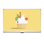 Ice Cream Dessert Summer Business Card Holder Front