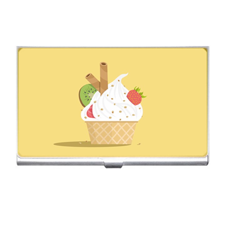 Ice Cream Dessert Summer Business Card Holder