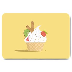 Ice Cream Dessert Summer Large Doormat 