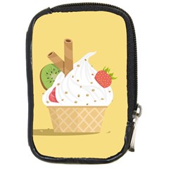 Ice Cream Dessert Summer Compact Camera Leather Case by Dutashop