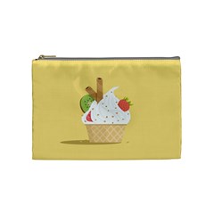 Ice Cream Dessert Summer Cosmetic Bag (medium)