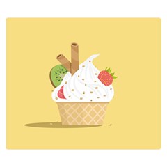 Ice Cream Dessert Summer Double Sided Flano Blanket (small) 