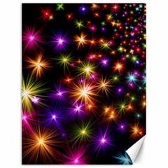 Star Colorful Christmas Abstract Canvas 12  X 16 