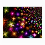 Star Colorful Christmas Abstract Small Glasses Cloth (2 Sides) Back