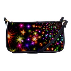 Star Colorful Christmas Abstract Shoulder Clutch Bag