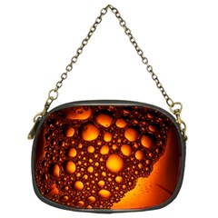 Bubbles Abstract Art Gold Golden Chain Purse (two Sides) by Dutashop