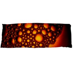 Bubbles Abstract Art Gold Golden Body Pillow Case (dakimakura)