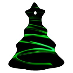 Green Light Painting Zig-zag Ornament (christmas Tree)  by Dutashop