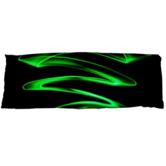 Green Light Painting Zig-zag Body Pillow Case (dakimakura)