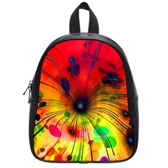 Illustrations Structure Lines School Bag (small)