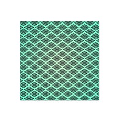 Pattern Texture Geometric Pattern Green Satin Bandana Scarf