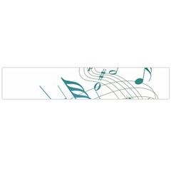 Music Notes Large Flano Scarf 