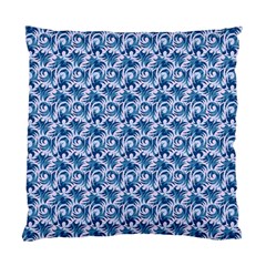 Blue Pattern Scrapbook Standard Cushion Case (two Sides)